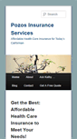 Mobile Screenshot of pozosinsuranceservices.net